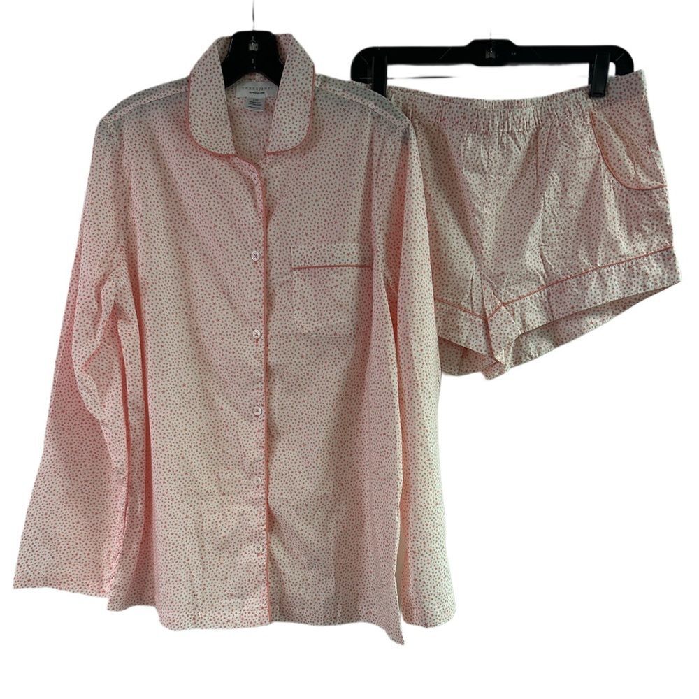 NWOT Three J NYC Josephine Stars Cotton Pajama Set Size L
